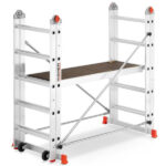 Mobilna zglobna aluminijska skela Acro-Twin, radna visina 3,90 m - Slika 6