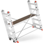 Mobilna zglobna aluminijska skela Acro-Twin, radna visina 3,90 m - Slika 9