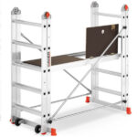 Mobilna zglobna aluminijska skela Acro-Twin, radna visina 3,90 m - Slika 7