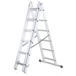 Trodijelne aluminijske ljestve 3x6, dužina 3 m - Slika 4