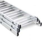 Trodijelne aluminijske ljestve 3x6, dužina 3 m - Slika 6