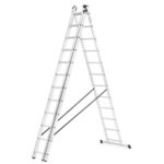 Trodijelne aluminijske ljestve 3x11, visina 7 M - Slika 3