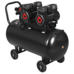 Tihi kompresor bez ulja 100L 2x2200W - Slika 3