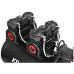 Tihi kompresor bez ulja 100L 2x2200W - Slika 5