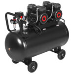 Tihi kompresor bez ulja 100L 2x2200W - Slika 9