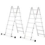 Mobilna aluminijska zglobna skela, visina 4m, 150 kg - Slika 10