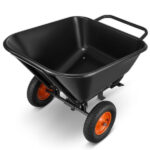 Prikolica za traktorsku kosilicu i quad, 350L 300kg - Slika 5