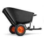 Prikolica za traktorsku kosilicu i quad, 350L 300kg - Slika 4
