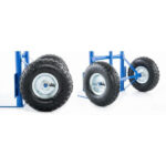 Sklopiva kolica 2 u 1, 250 kg, rudle - Slika 4