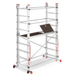 Sklopiva aluminijska mobilna skela, 4 M - Slika 3