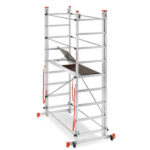 Sklopiva aluminijska mobilna skela, 4 M - Slika 4