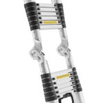 Dvostrane teleskopske aluminijske ljestve od 380 cm - Slika 8