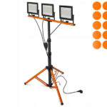 LED reflektorska svjetiljka sa stativom, 3 x 50W 16500lm - Slika 3