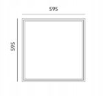 LED ugradbeni panel 50W/230V 60x60 cm 5000K - Slika 4
