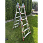 Aluminijske teleskopske ljestve 563 cm - Slika 10