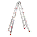 Aluminijske teleskopske ljestve 563 cm - Slika 4