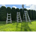 Aluminijske teleskopske ljestve 563 cm - Slika 9
