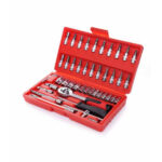 Set nasadnih ključeva, gedora 1/4" 46 kom - Slika 4
