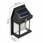Solarna zidna svjetiljka LED reflektor sa senzorom pokreta - Slika 4