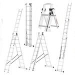 Trodijelne aluminijske ljestve 3x9, 6 M - Slika 4
