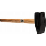 Čekić s drvenom drškom 5 kg, bat, malj - Slika 3