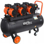 Tihi kompresor bez ulja 100L 3x1500W - Slika 2
