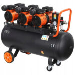 Tihi kompresor bez ulja 100L 3x1500W - Slika 3