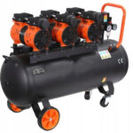 Tihi kompresor bez ulja 100L 3x1500W - Slika 5
