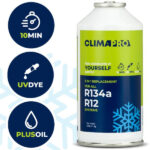 Plin za punjenje klime u autu, 3u1 plin R134a