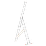 Trodijelne aluminijske ljestve 3x15, 10m - Slika 7