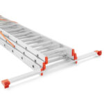 Trodijelne aluminijske ljestve 3x15, 10m - Slika 4