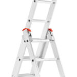 Trodijelne aluminijske ljestve 3x15, 10m - Slika 3