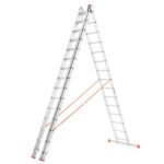 Trodijelne aluminijske ljestve 3x15, 10m - Slika 6