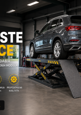 skarasta dizalica za auto u modernom autoservisu – vodic za odabir mobilnih, navoznih i ugradbenih skarastih dizalica | AlatCentar.hr